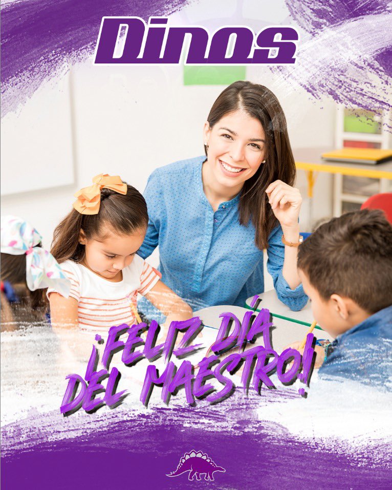 ¡Muchas felicidades en su día, gracias por dejar huella en nuestras vidas! 🍎💞🦕 

#Dinos2023 #diadelmaestro