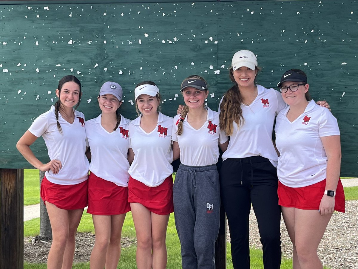 LinnMarGolf's tweet photo. Meet Champs ✅ 
Valley Division Champs ✅ 
Player-of-the-Year (@rupp_morgan ) ✅ 
3 on First Team (Morgan, @avakline0 , @quinndunkle ) ✅ 
2 on Second Team (@ninam94636977 , @GabbyM82884285 ) ✅ 
1 Honorable Mention (Jayden Schumacher) ✅ 
Amazing accomplishments!! #LMGolf https://t.co/3vHH4vlcaQ