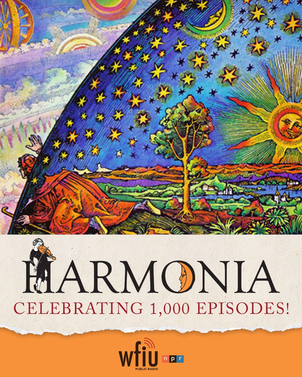 Tune in this week for the 1,000th episode of Harmonia!

Sunday, May 21 at 12 p.m. on WFIU2
Thursday, May 25 at 8 p.m. on WFIU1