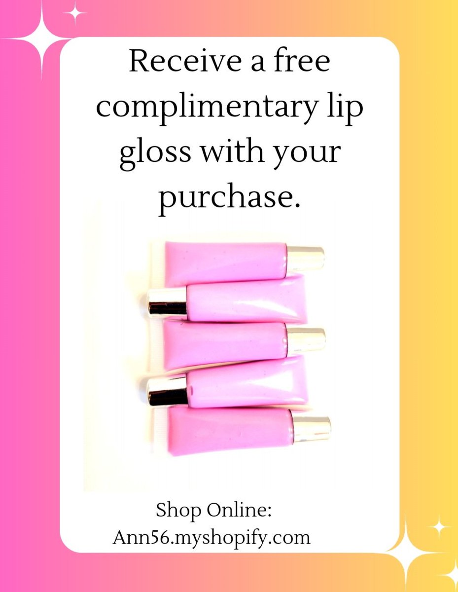 Shop with @Shop_Ann56 & receive a FREE complimentary lip gloss. In addition, use code SPECIAL at check-out and receive 15% off your entire purchase. 

How to Shop:
Tap link in Bio

#charmsforbracelets #charmsforbracelets #pressonnails #spendblack #buyblackonline #boutiquefashion