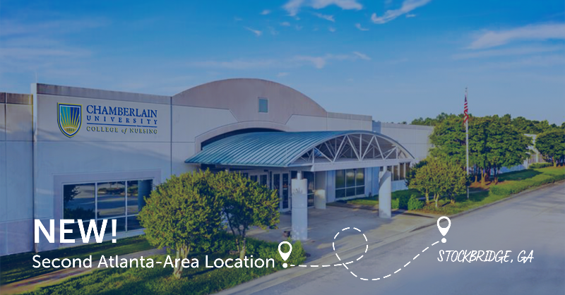 chamberlainedu's tweet photo. Applications to study #nursing at our new Atlanta-area location in Stockbridge, GA, are officially open! 🎉 Are you ready to Belong to Something Greater? Get all the info 👇. #ChamberlainUBelong
