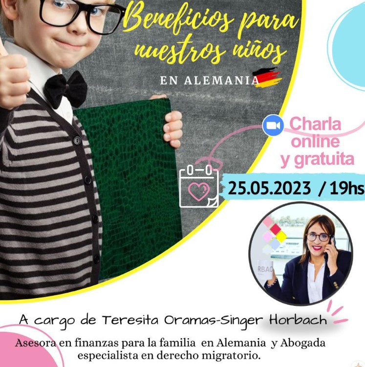 marlenestela's tweet photo. Si vives en Alemania y tienes hijos, estás cordialmente invitado a nuestra charla, a fin de que te enteres de todos los beneficios estatales que se ofrecen para ellos. Preguntame por mensaje privado https://t.co/nWM779ExvQ
