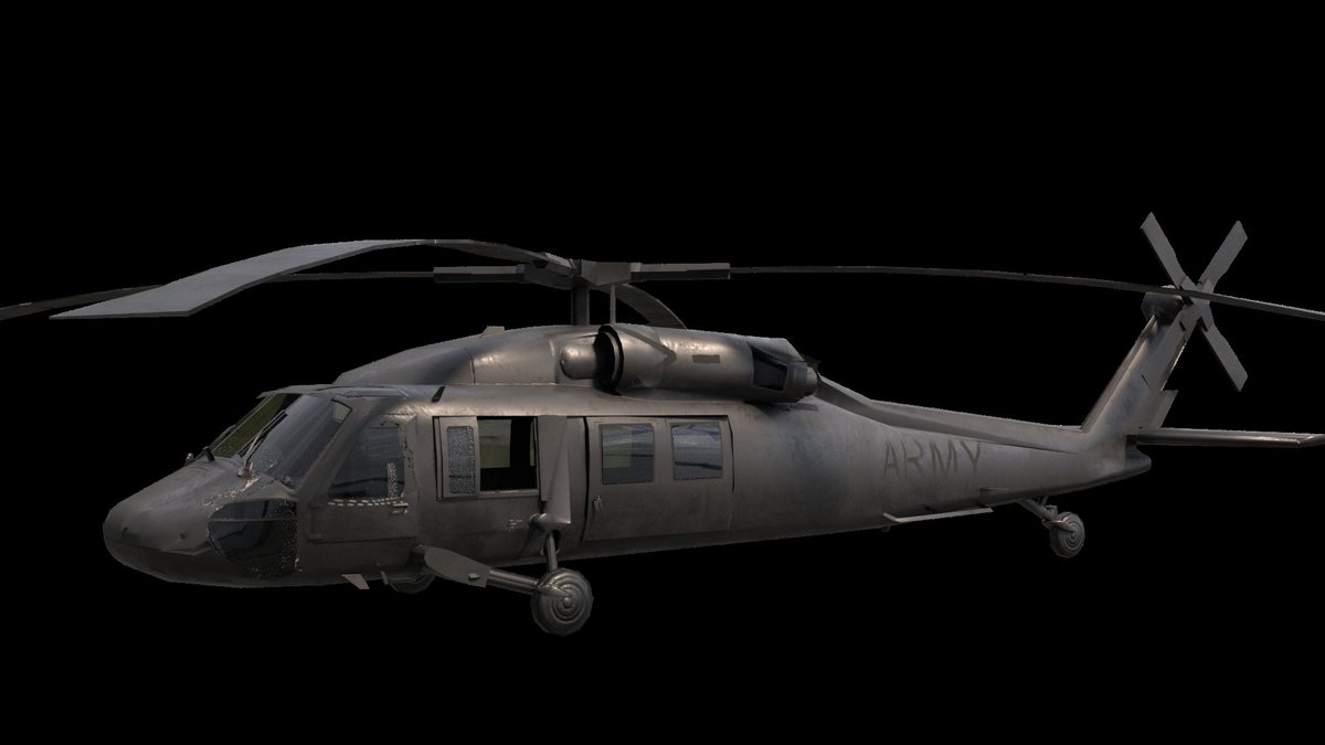 Onu_Chi_III's tweet photo. Black Hawk Helicopter
This helicopter is designed to fit a while squad.
#gamedev #indiedev https://t.co/7d70YcFlob