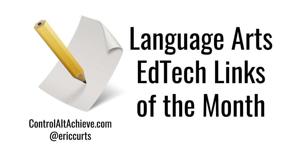 100's of the best ELA EdTech links curated each month controlaltachieve.com/p/ela-links.ht… #engchat
#ControlAltAchieve