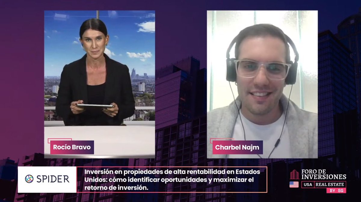 SpiderInvest's tweet photo. Los invitamos a revivir el workshop de Charbel Najm, Commercial Manager de Spider, en el #ForodeInversionesUSA sobre: "Inversión en propiedades de alta rentabilidad en Estados Unidos".
👉 https://t.co/BDmt8OB8UH https://t.co/utCD8xhdWB