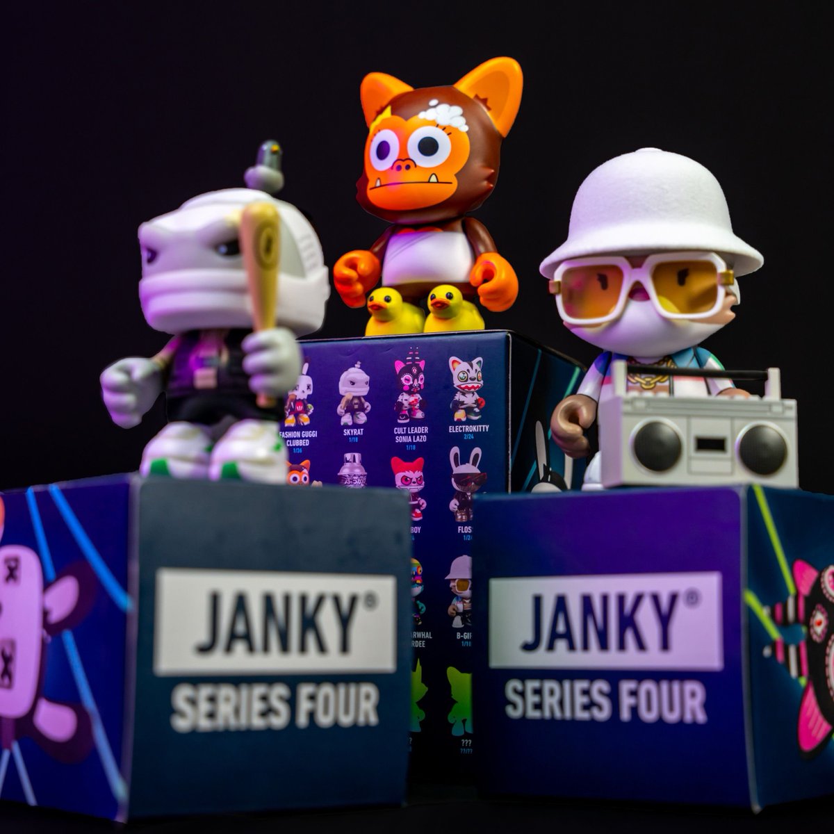 Kitten_L33's tweet photo. GET PSYCHED FOR JS4 DROP 5.18!  @SUPERPLASTIC have done some interesting things with this release #jankyseries4 https://t.co/DIrdqBlXUN
