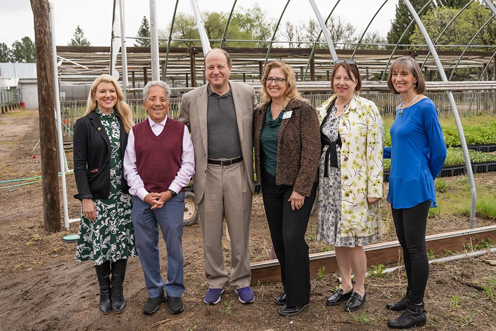 #Reforestation gets a big win today in #Colorado as <a href="/GovofCO/">Governor Jared Polis</a> signs a bill funding upgrades &amp; improvements to the CSFS nursery. Many thanks to <a href="/Story4CO/">Tammy Story</a> &amp; <a href="/Cutter4Colorado/">State Senator Lisa Cutter</a> for sponsoring it.
 🌱🌱🌱🌱
<a href="/CSUAmyParsons/">Amy Parsons</a> <a href="/KefalasJohn/">John Kefalas</a> <a href="/Jody_forLarimer/">Jody Shadduck-McNally, Larimer Commissioner,D3</a> Kristin Stephens  
📷CSFS/Peterson