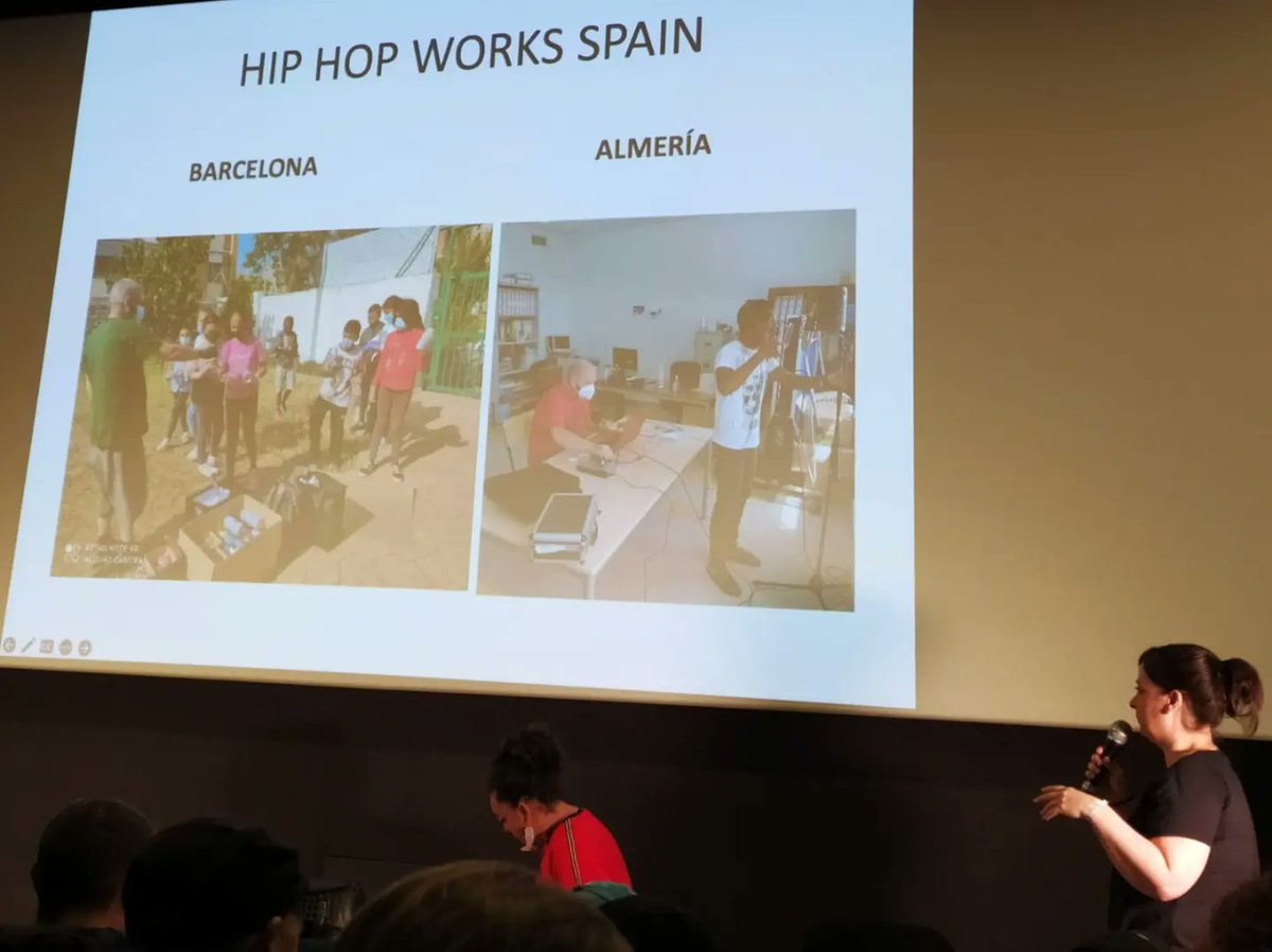 rakeldelgado79's tweet photo. We had a great festival, with national and international guests, interesting panels, exhibition, workshops and party! I met beautiful &amp; committed people working on education and social work... It is beautiful to see how my global family keeps growing!
#hiphopcinefest #hiphopworks https://t.co/wvXDUFao0Y