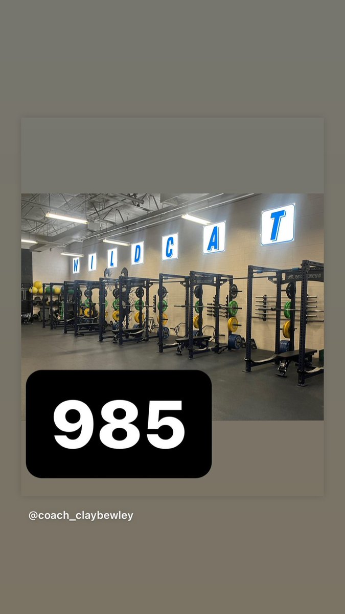 Huge S/O to the student athletes of <a href="/wccatathletics/">Willow Canyon HS Athletics</a> for recording 985 new PRs from last fall’s testing. The goal was 800 and they crushed that. Beyond proud of the hard work day in and day out they put in. <a href="/DysartUSD/">Dysart Schools</a>