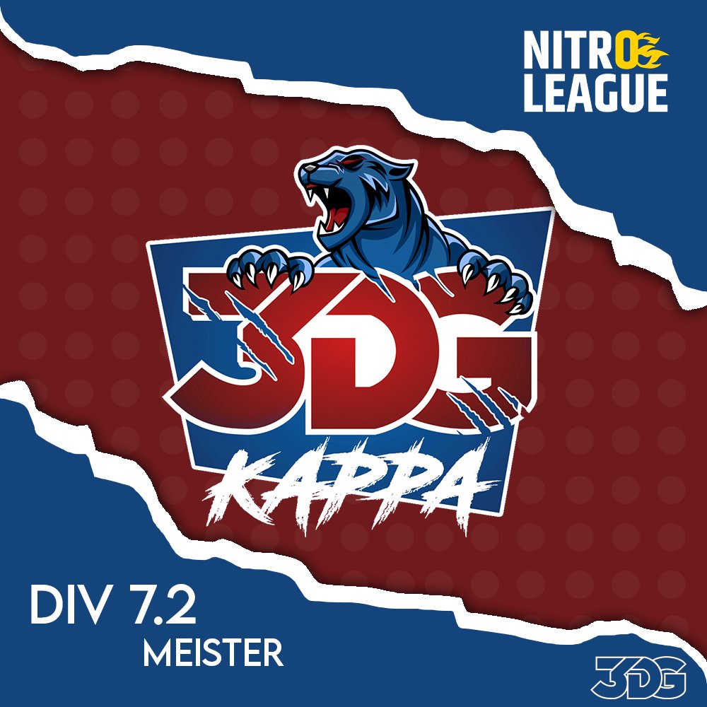 #DesireKappa schafft 11 Siege in Folge in der DIV 7.2 der <a href="/NitroLeagueRL/">Nitro League Legacy</a> und somit den Doppelaufstieg bis in die DIV 5!! 

#3DG #DesireKappa #NitroLeague #Meister