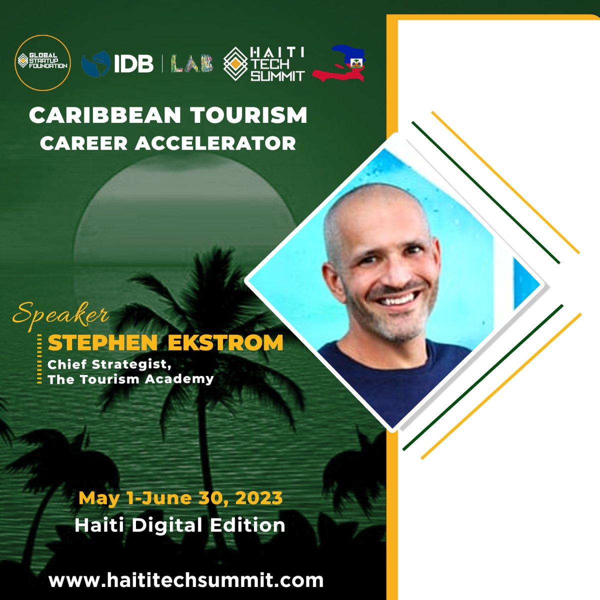 Huge shout out to our incredible speaker Stephen Ekstrom at the Caribbean Tourism Career Accelerator Program! Thank you for sharing your expertise, insights, and inspiration with our aspiring entrepreneurs. #GSFAccelerator #SpeakerAppreciation #caribbeantourismaccelerator