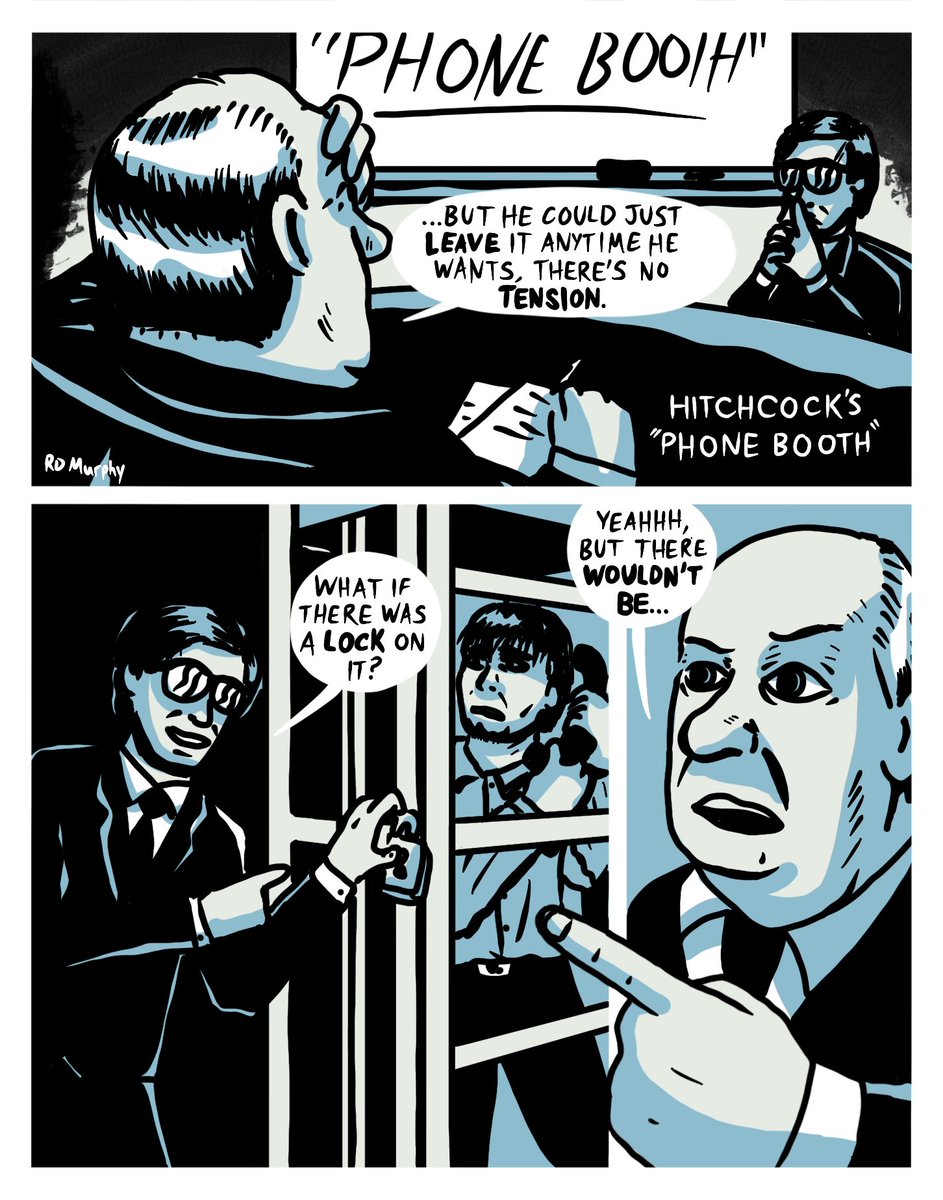rdmurphyart's tweet photo. Comic based on the “Phone Booth” bit #weeklyplanetpod (4/5 pages) https://t.co/BmNxu4ZLqI