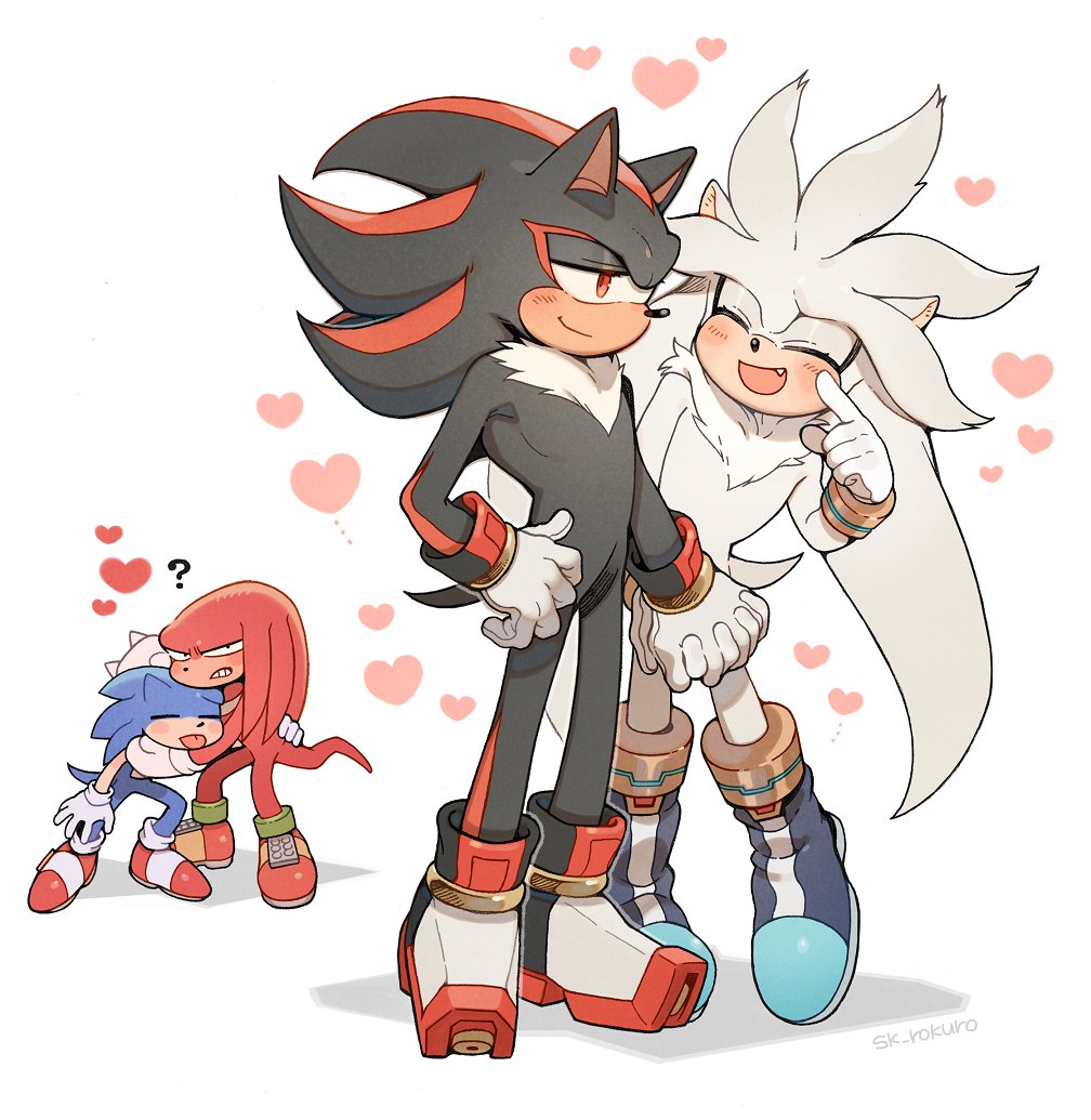 ろくろ/rokuro💙❤️✨ na platformě X: „super/hyper/dark sonic & knuckles #sonknux   / X