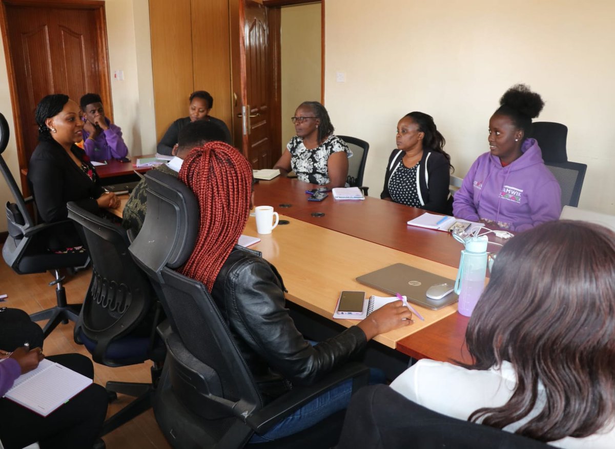 Today, we had an inspiring guest speaker at our staff meeting! <a href="/PamMburia/">Pamela Mburia</a>, former ED, Board Member, and Chairperson at <a href="/AMWIK/">Association of Media Women in Kenya</a>, shared her wisdom &amp; left us all feeling motivated. Thank you for a thought-provoking Monday, Pamela! 

#AMWIK2023