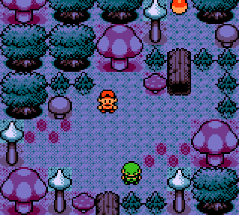 hornests1's tweet photo. Will you step into the fairy forest? Collab with @tlefonmann. #Pokemon #PixelArt #Fakemon https://t.co/u4RrRAchtq
