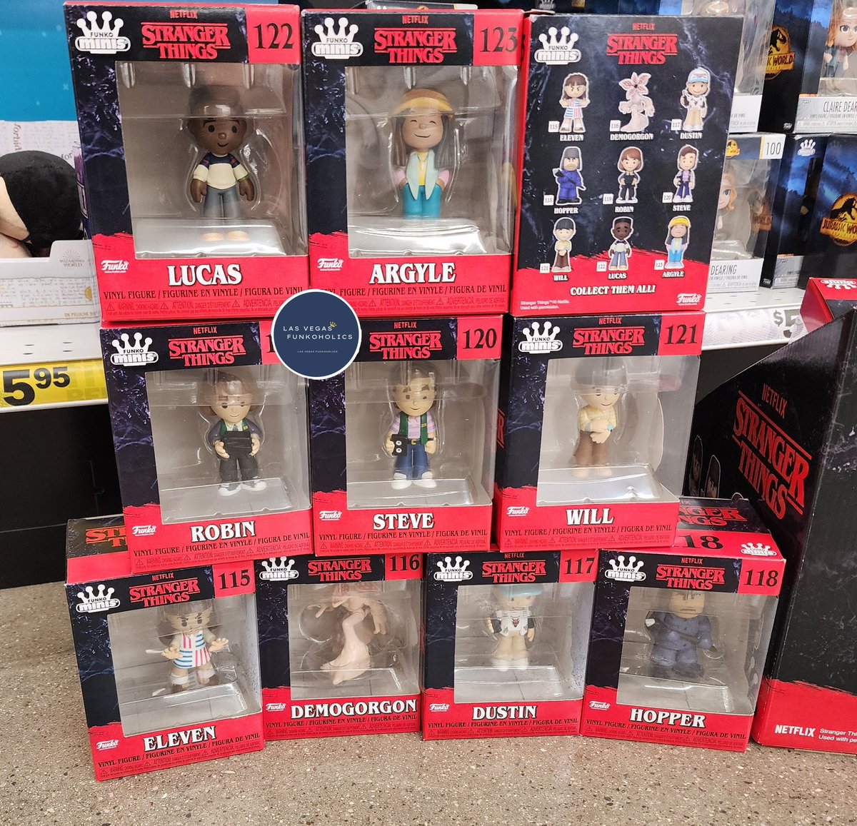 LVFunkoholics's tweet photo. Spotted @fivebelow Funko Minis Stranger Things.
#funko #Strangerthings #StrangerThings4 #Demogorgon #funkogram #funkomini #funkomysteryminis #strangerthingsedits #strangerthingsfan #strangerthingsday #strangerthingscast #fivebelowfinds #fivebelowfinds #funkopop #nerdculture702 https://t.co/bjljwz76k3