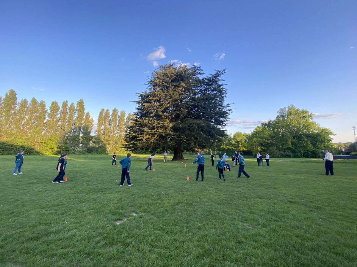 Out in the sunshine playing games and preparing for camp at the <a href="/1stPurbrook/">1stPurbrookScouts</a> tonight! ☀️ ⛺️