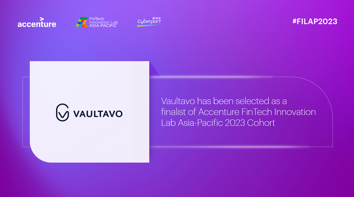 Vaultavo's tweet image. Trilled to announce that we have been selected as one of the finalists of the 2023 Accenture FinTech Innovation Lab Asia-Pacific! 

#FILAP2023 @FinTechLabAPAC