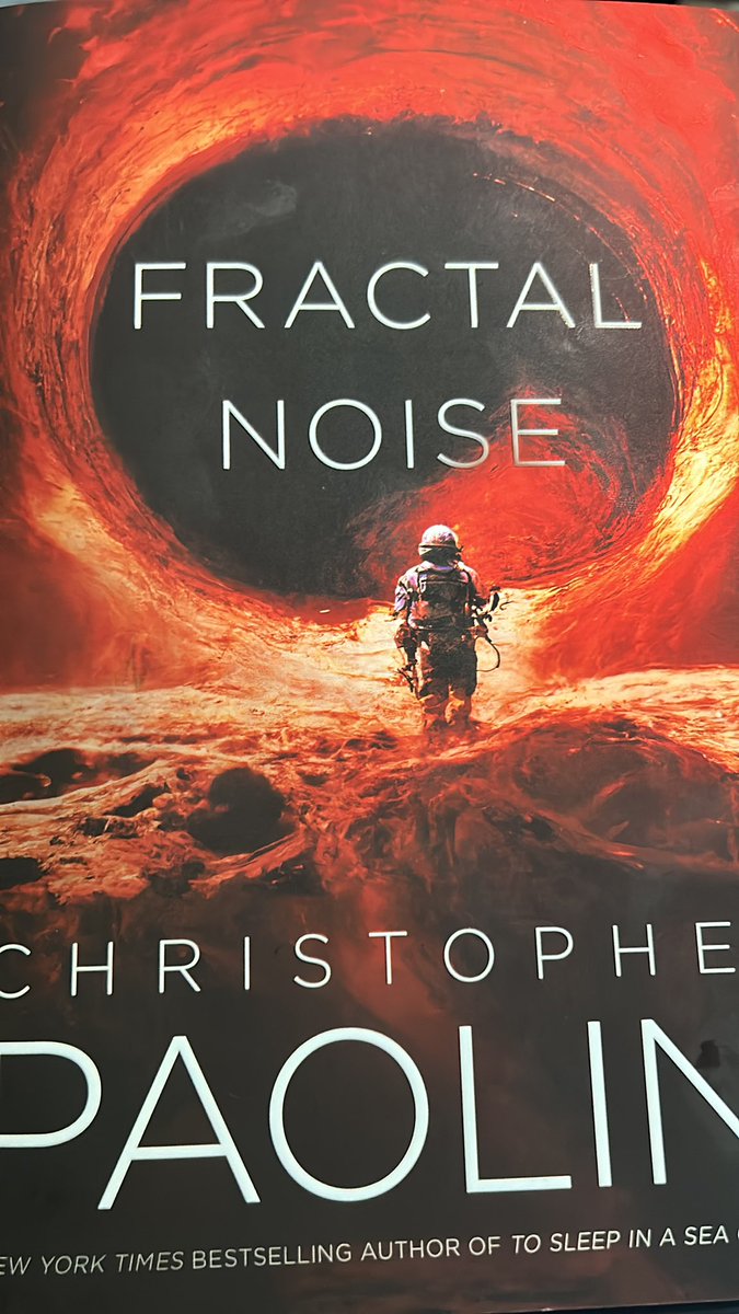Got my copy of #FractalNoise a day early!! I know what I’m doing with the rest of my night! @paolini