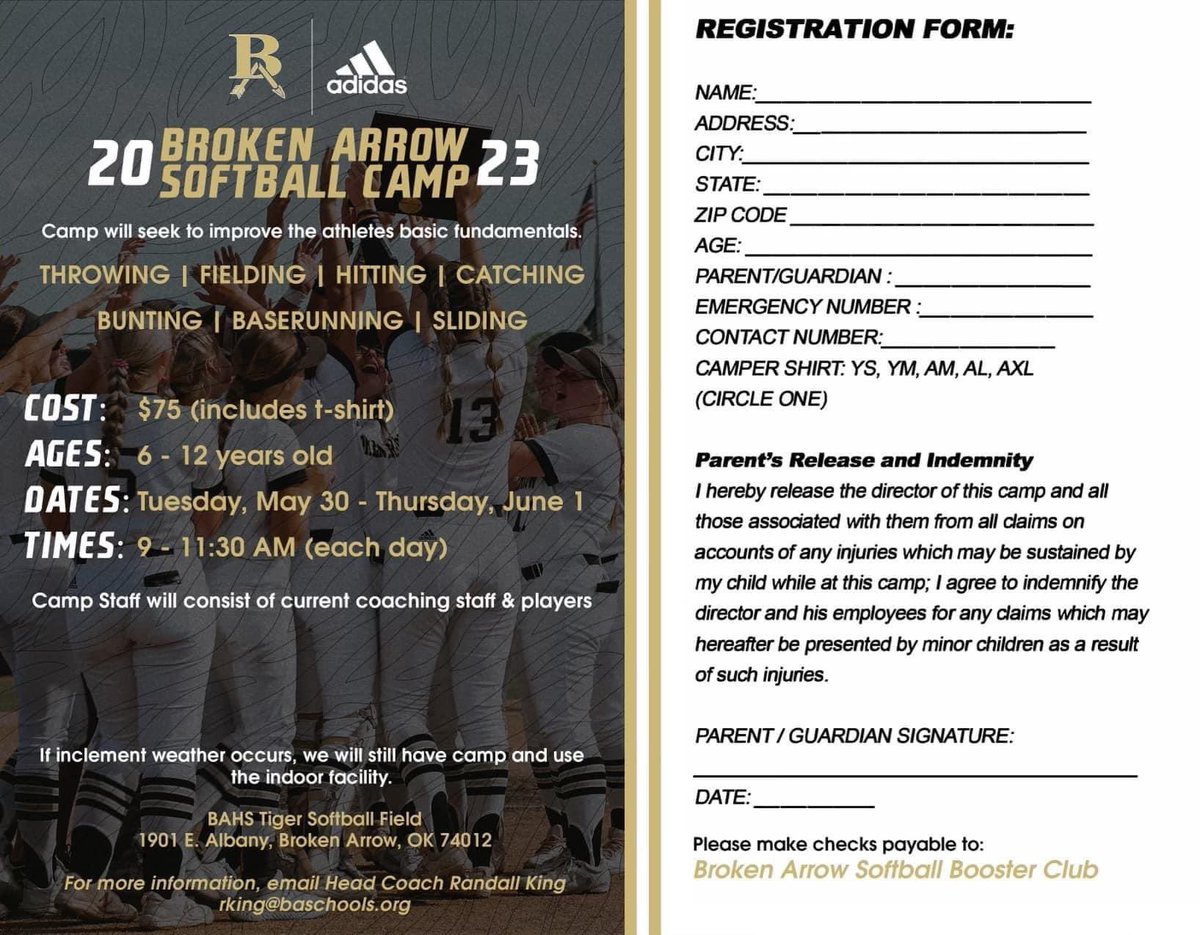 Broken Arrow Lady Tigers Softball tweet media