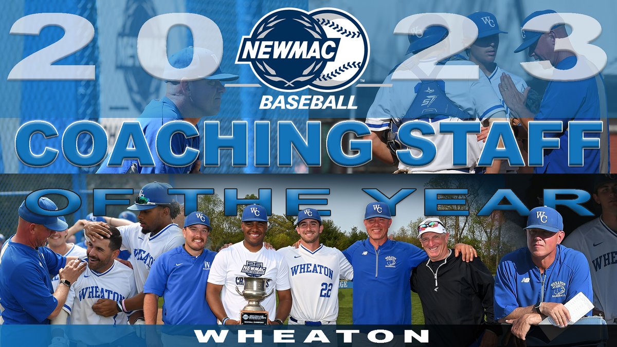 Wheaton Baseball Named NEWMAC Baseball Coaching Staff of the Year wheatoncollegelyons.com/x/3r0fb #LetsGoWheat <a href="/WheatonBSB/">Wheaton Baseball</a> <a href="/wheaton/">Wheaton College (MA)</a> <a href="/NEWMACsports/">NEWMAC</a> <a href="/d3baseball/">D3baseball</a> <a href="/NE_Baseball/">NE Baseball Journal</a> <a href="/NCAADIII/">NCAA Division III</a> <a href="/ABCA1945/">ABCA</a>