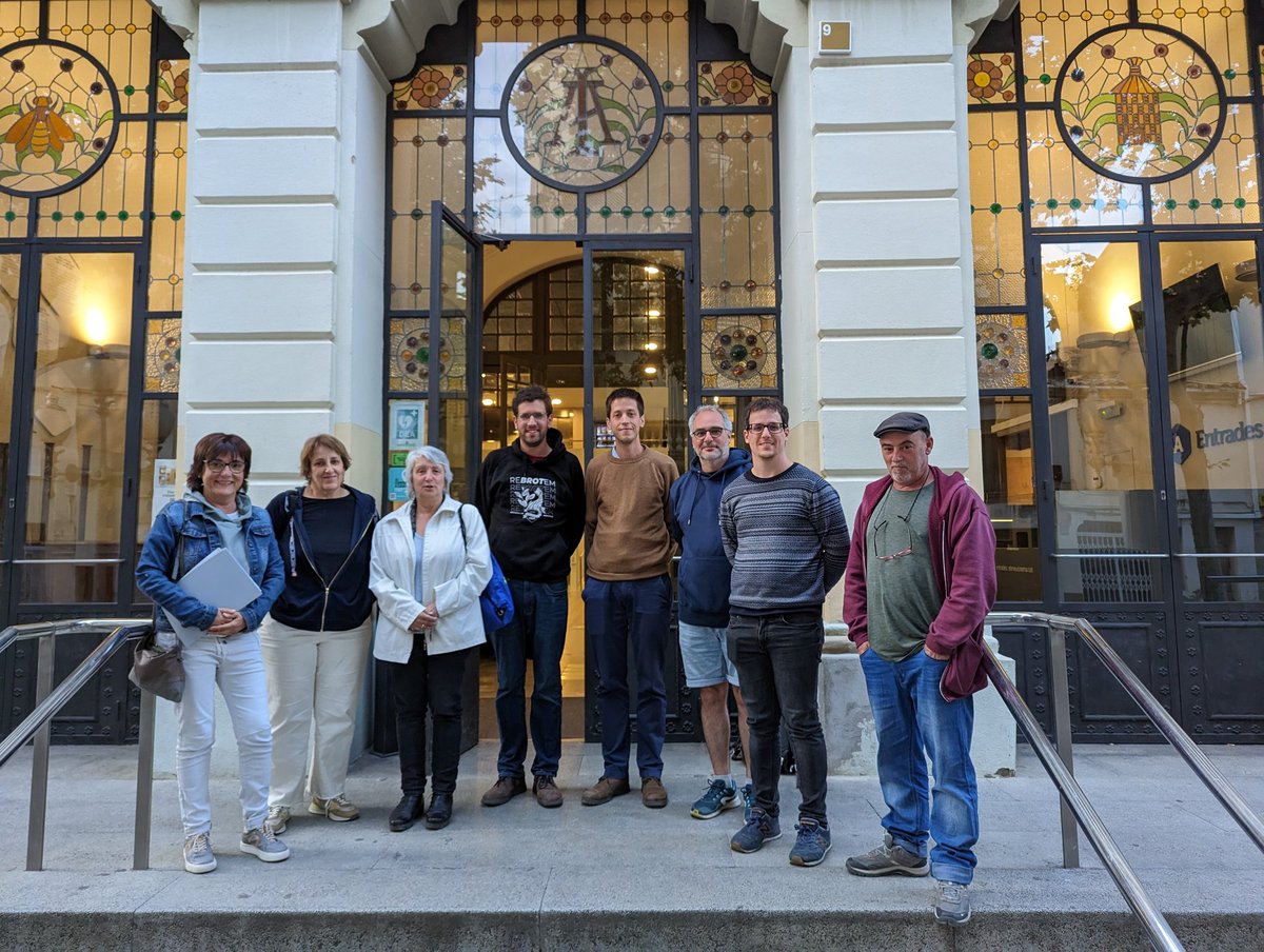 cupanoia's tweet photo. Avui ens hem reunit amb @preservemlanoia per refermar el nostre compromís amb les lluites pel territori de l'Anoia, perquè #GentQueLluiti és el que cal! https://t.co/OnOmSonNwF