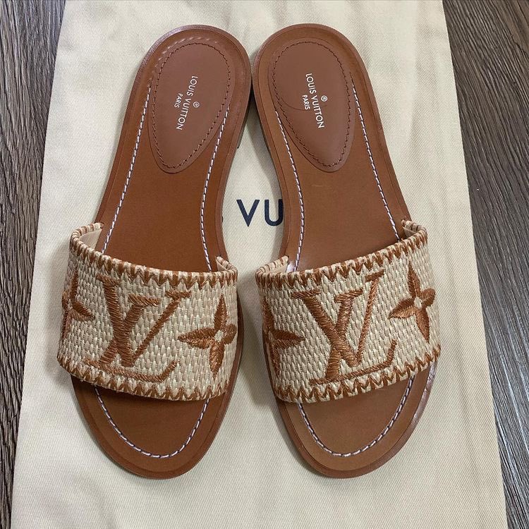 Louis Vuitton slipper in 2023  Louis vuitton slippers, Sandals, Louis  vuitton