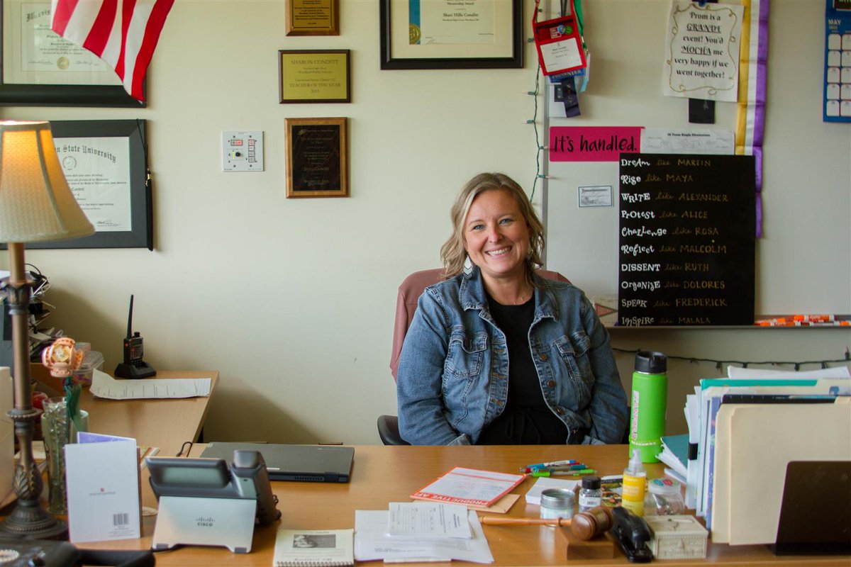 **Sharon "Shari" Conditt, Woodland High School government teacher, selected as finalist for U.S. Department of Labor Fellowship to empower students in policymaking process**

Learn the whole story: bit.ly/3M6IPtR