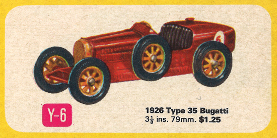 Classic #Matchbox time...1967 Y-6 1926 Type 35 Bugatti