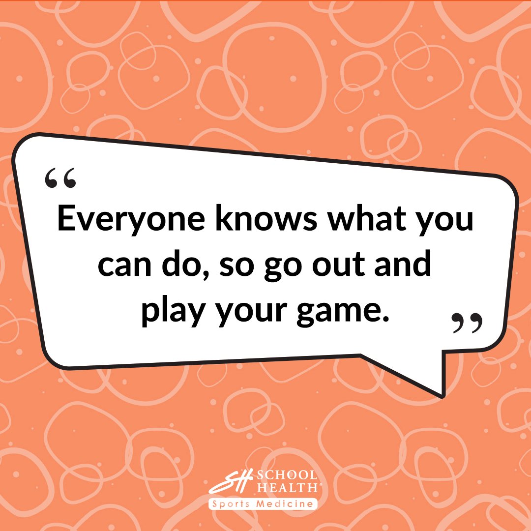 SH_SportsMed's tweet photo. Check in on  your athletes during #MentalHealthAwarenessWeek. A few kind words can go a long way! ❤️ https://t.co/2uJ385Ylf2