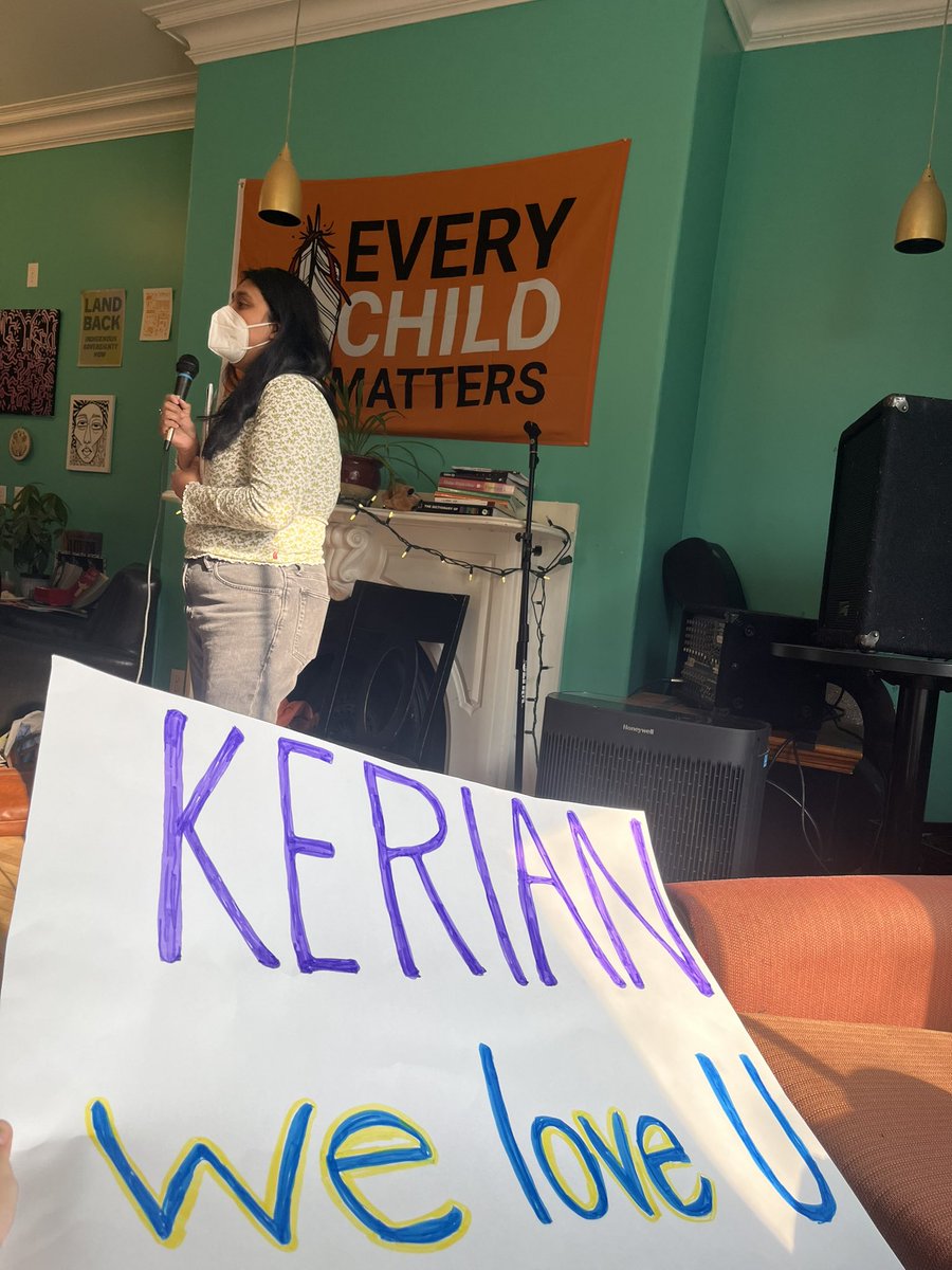 Stacey Gomez, our lead w/ the Migrant Worker Program, is kicking off our event this evening — in support of NS migrant worker, Kerian Burnett, who has cancer &amp; is without healthcare coverage

We’re calling on Houston’s govt to provide healthcare for Kerian &amp; other migrant workers