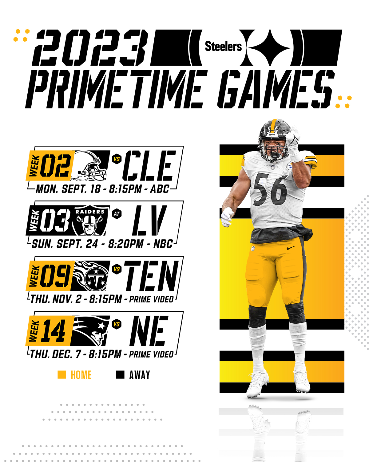 Ray Higgins Rumor Steelers Primetime Games 2023