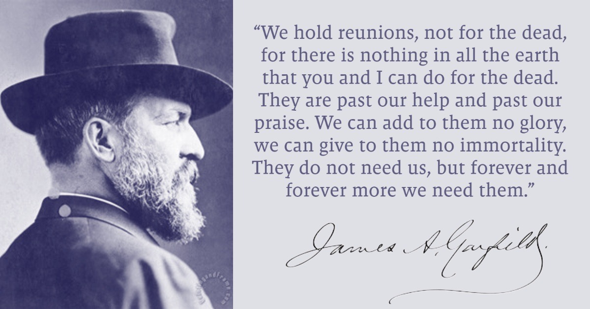 Another James A. Garfield quote. I believe this is day number 6. I've got several more, so buckle up.