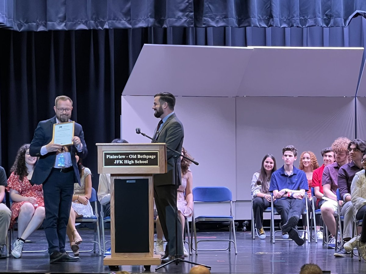 DrMSterg's tweet photo. Tri-M Honor Society Induction Ceremony @POBJFK. @JMurrayPOB was inducted into the society today too! @POBMusicDept @PobTriM @pob https://t.co/Ri9Tpv05ot