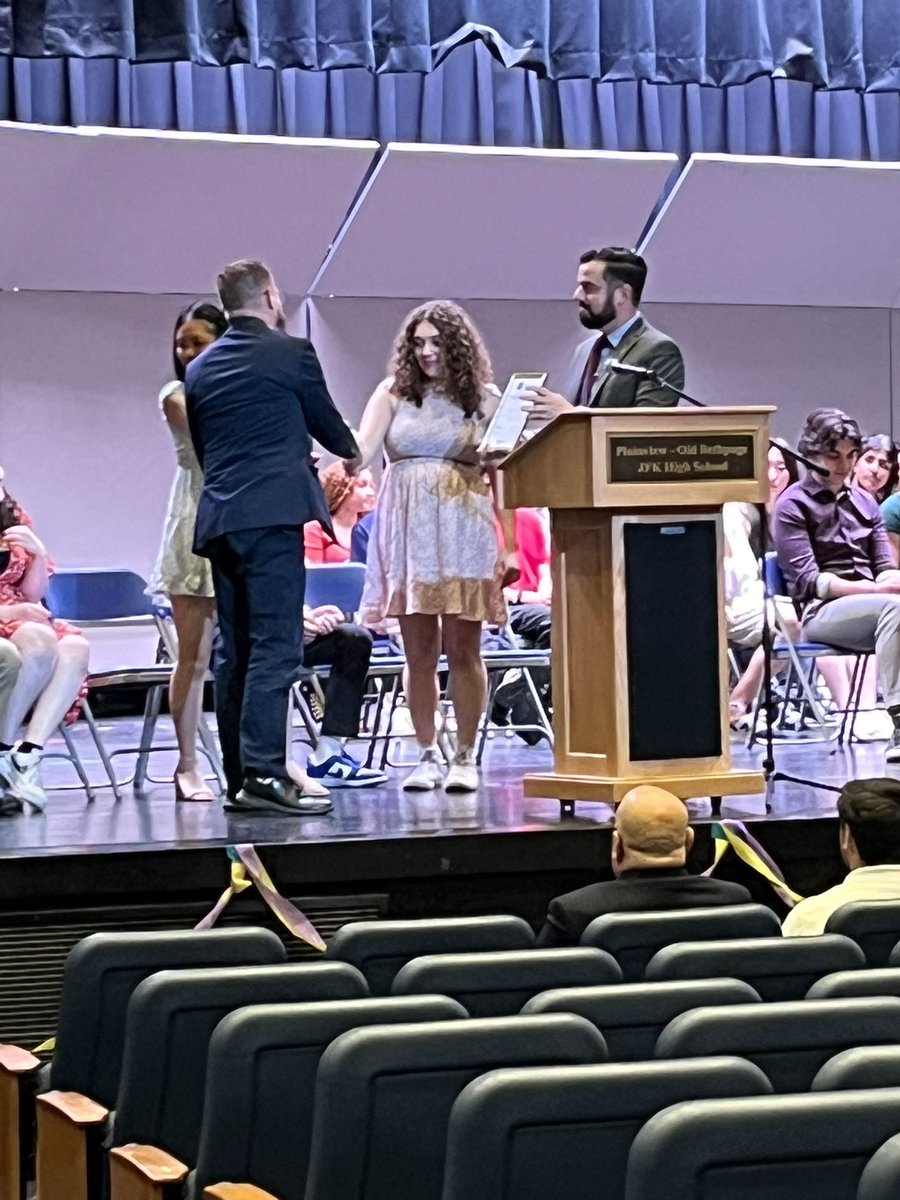 DrMSterg's tweet photo. Tri-M Honor Society Induction Ceremony @POBJFK. @JMurrayPOB was inducted into the society today too! @POBMusicDept @PobTriM @pob https://t.co/Ri9Tpv05ot