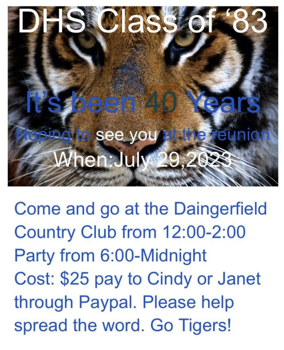 Looking forward to seeing folks. #DHS83