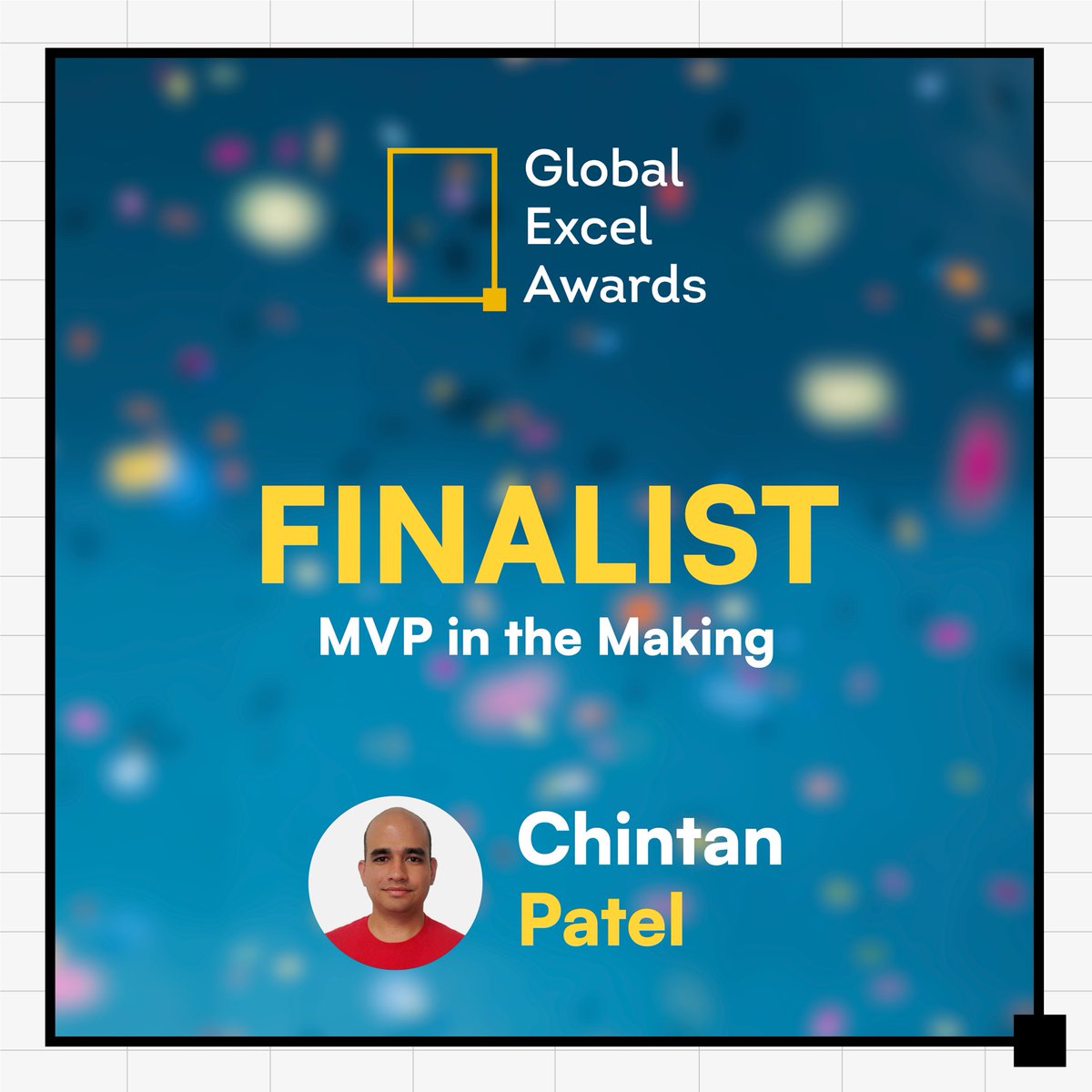 chintanpatel_za's tweet photo. Thanks to @ExcelSummit , I am now a finalist in the Most Influential Professional in the #MicrosoftExcel Industry category &amp; MVP in the Making category as part of the #GlobalExcelAwards . Voting for finalists are open till 06/04. You may vote for me here:
https://t.co/0Yd5KH0CWk https://t.co/0LMJXVN70P