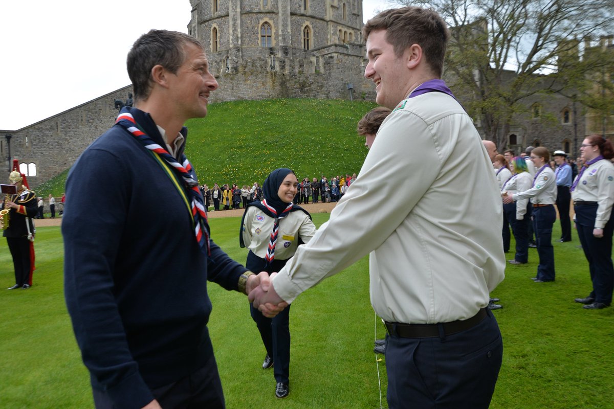 Day of Celebration at Windsor Castle. ⚜️

<a href="/scouts/">Scouts</a>
<a href="/ScoutsCymru/">ScoutsCymru</a>
<a href="/BearGrylls/">Bear Grylls OBE</a>

#scouts #scoutscymru