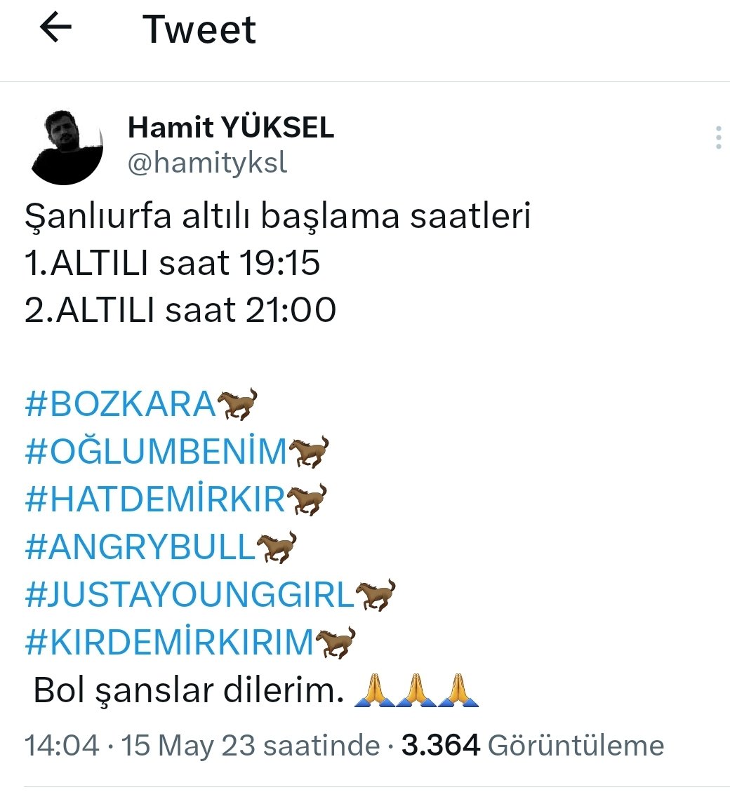 hamityksl's tweet photo. #Bozkara 1
#AngryBull 1
#Kırdemirkırım 2
#Oğlumbenim 3
Faydalı bir paylaşım oldu . Ganyan,ikili,çifte diğer bahis oyunları için kolaylık sağladık. 🙏🙏🙏 https://t.co/1Mivz3Ocz7