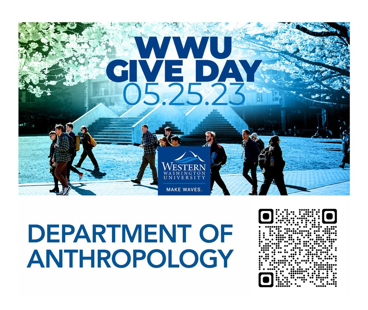 Anthro_wwu's tweet photo. Support Anthropology students next Thursday on Give Day! 05.25.23 #WWUGiveDay #WWU #anthropology https://t.co/JHI1sZRxF6 https://t.co/5Luw1kB7sL