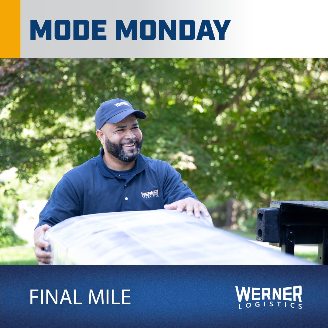Happy #ModeMonday! Werner Final Mile will be at #HomeDeliveryWorld in Philadelphia at booth # 444. Stop by our booth to learn more about our delivery options:
➖ White Glove
➖ Threshold
➖ Curbside