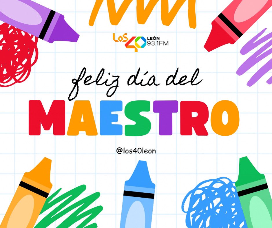 ¿Te acuerdas de algún maestro que haya marcado de forma positiva tu estampa estudiantil?🎒🏫🚸

Cuéntanos cómo se llama. 👩🏻‍🏫👨🏻‍🏫📐🍎

#FelizDiaDelMaestro
