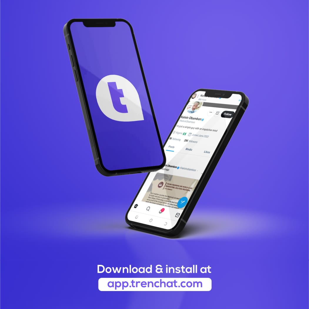 TrenchatApp's tweet photo. While Hilda was cooking, we also cooked some new features for users at https://t.co/Ze15IwdUfL, where you can now subscribe to our Premium Service (Trenor) and verify your account on your own! https://t.co/zSrLsBabtY is Nigeria's fastest-growing social media platform. 🇳🇬 https://t.co/bePBTrENGC