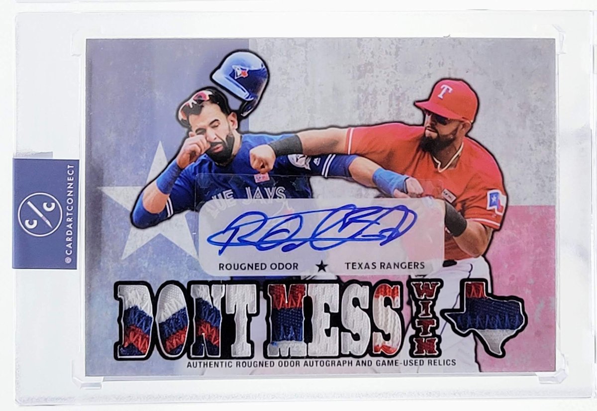 CardArtConnect's tweet photo. @espn The inspiration for some of my favorite custom cards! #DontMessWithTX #TexasRangers #cardart #thehobby https://t.co/x5e86b7GXo