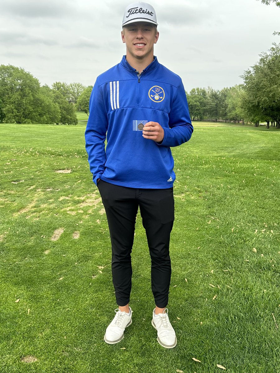 A-1 District Results from Johnny Goodman in Omaha:

NP 6 strokes short from state.
Team 4th- 332

C Prep 293/Elk South 311/Pius 327

Jesse Mauch shoots 78 &amp; finishes 9th place to qualify for the State Tournament! Congrats Jesse &amp; awesome season of growth for our squad!