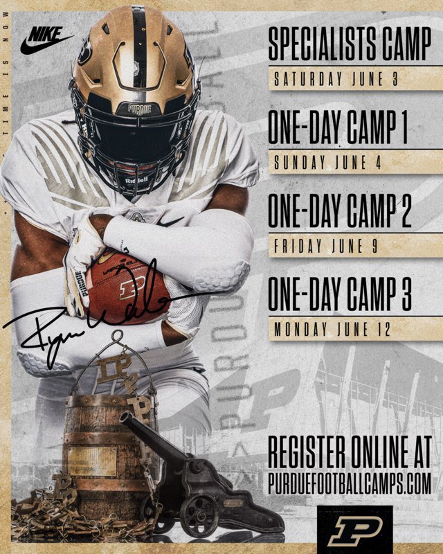 Earned, not given, show us what ya got! #BoilerUp 🚂 #Football 

purduefootballcamps.com