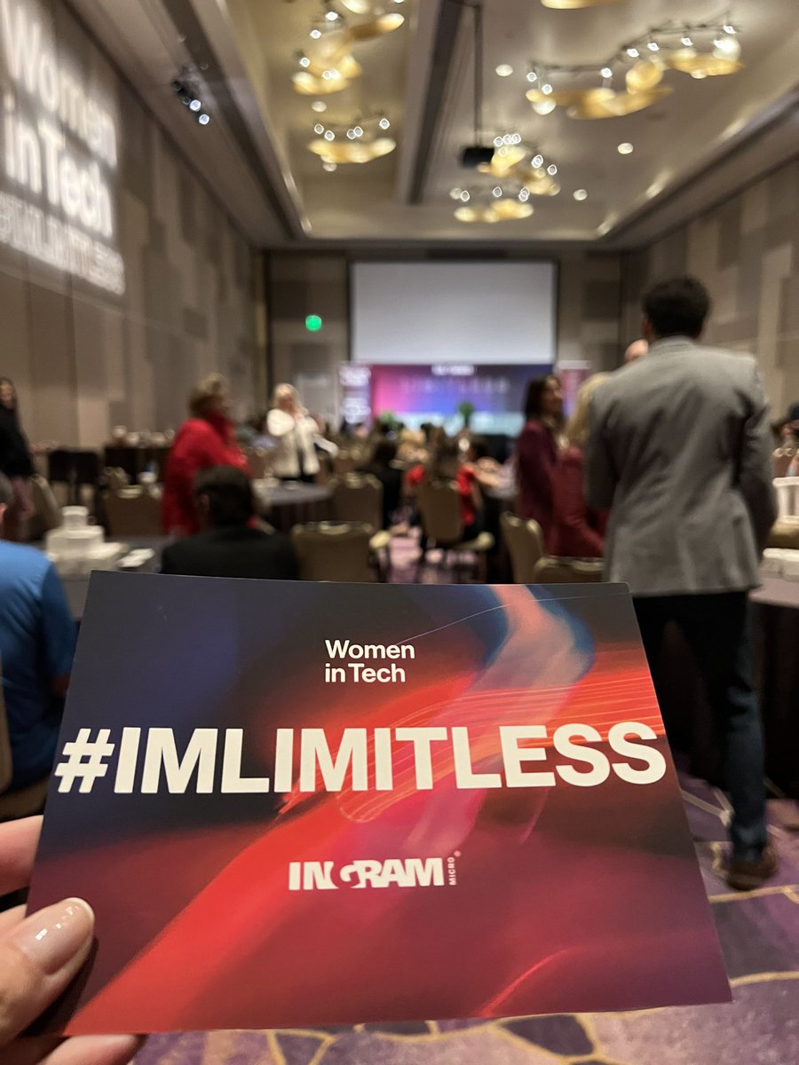 fgannio's tweet image. #IMGCIS23 #IngramMicroGCIS23 #IngramMicro #IMLIMITLESS 
Women in Tech
