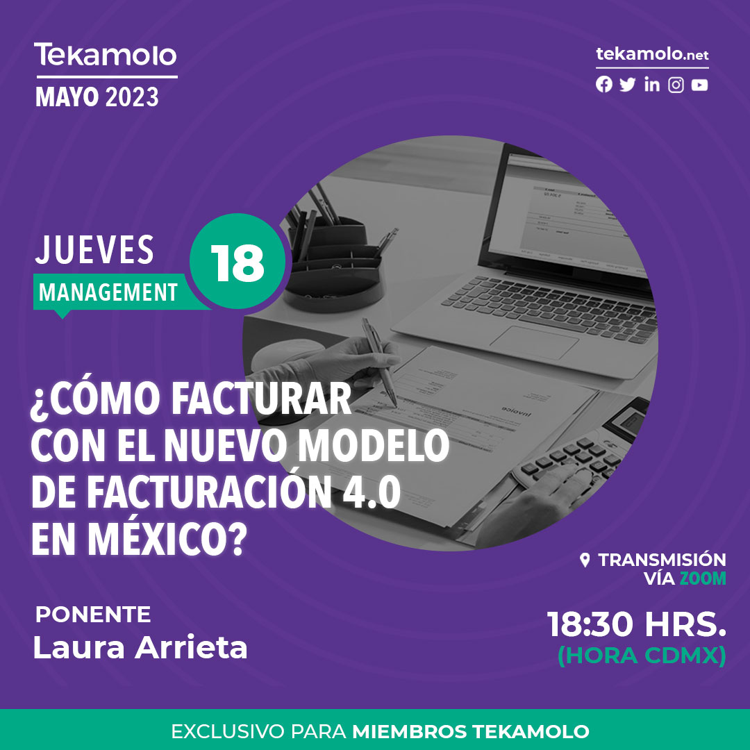 Tekamolo_net's tweet photo. Que el #SAT no te agarre en curva con tus facturas😖.
Mejor infórmate sobre cómo aplica la actualización 4.0 y entrega tus facturas a tiempo.

#traductoresfreelance #traducción #traductores https://t.co/irm2fftujW