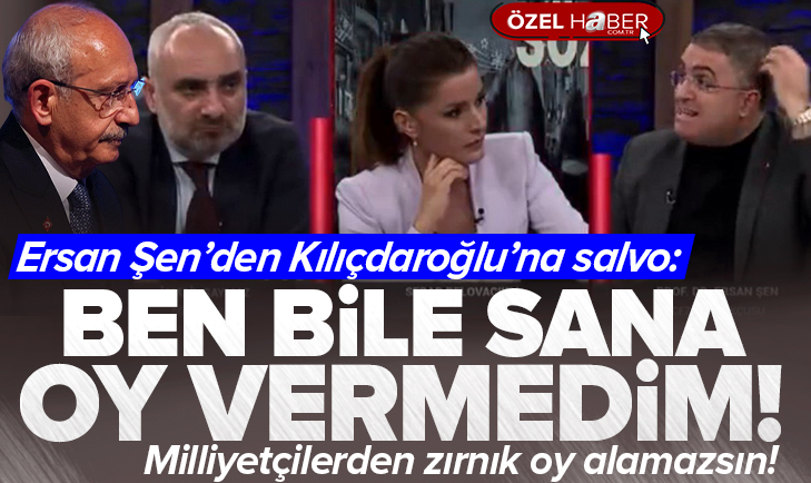 “BEN BİLE KILIÇDAROĞLU’NA OY VERMEDİM"
Ceza Hukukçusu Ersan Şen: Sen benden oy alamıyorsan milliyetçilerden nasıl alacaksın!
ahaber.im/4bg3sw