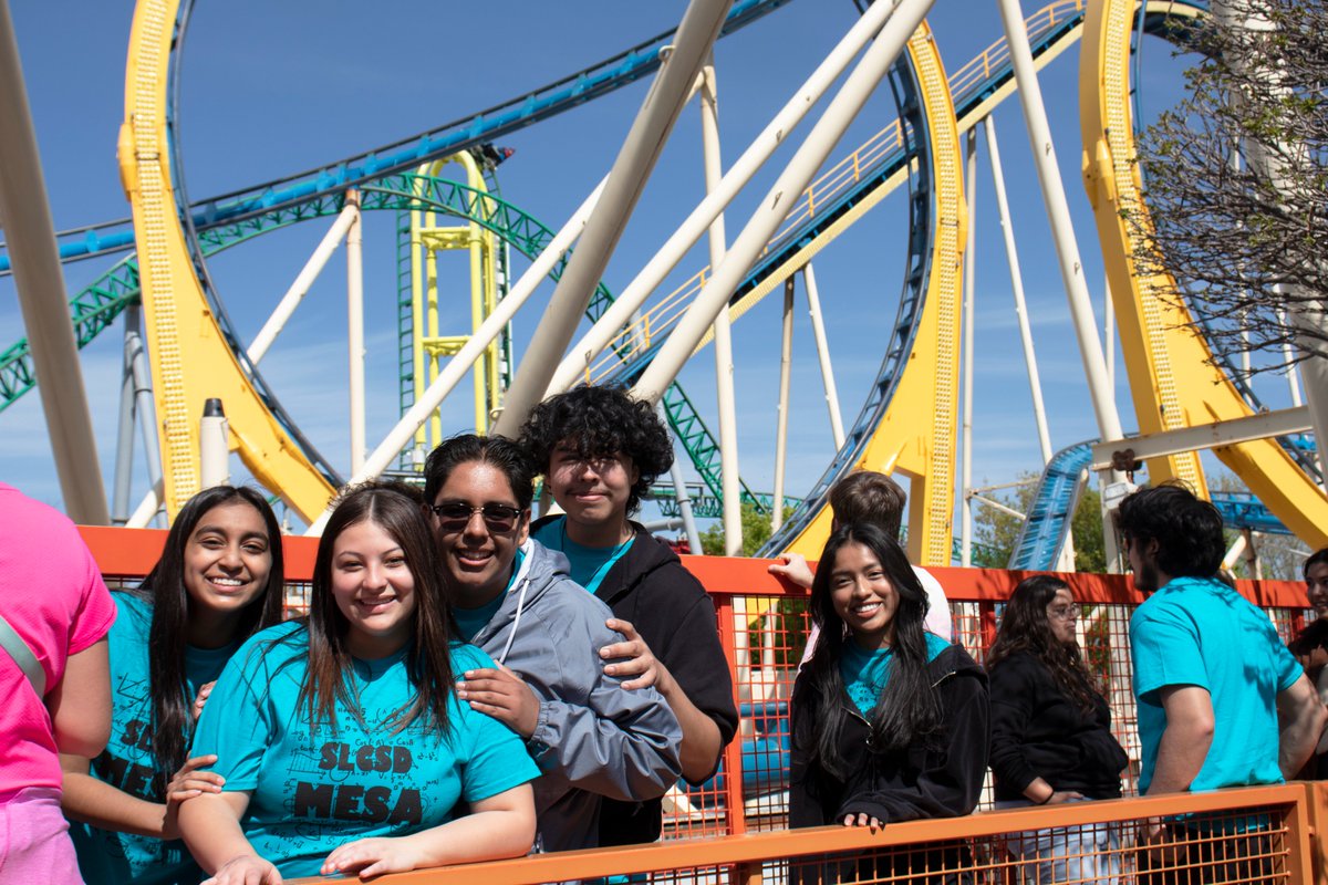 UStateScience's tweet photo. Another AMAZING USU Physics Day at Lagoon, May 12, 2023, welcomed thousands of Intermountain teens for a day of gut-churning, STEM-learning fun! #AmusementParkPhysics @PhysicsUsu @USUAggies https://t.co/uMcB52EsN9